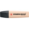 Resaltador, Boss, Punta Biselada 2.0-5.0 mm, Colores de Naturaleza, Beige, Unidad